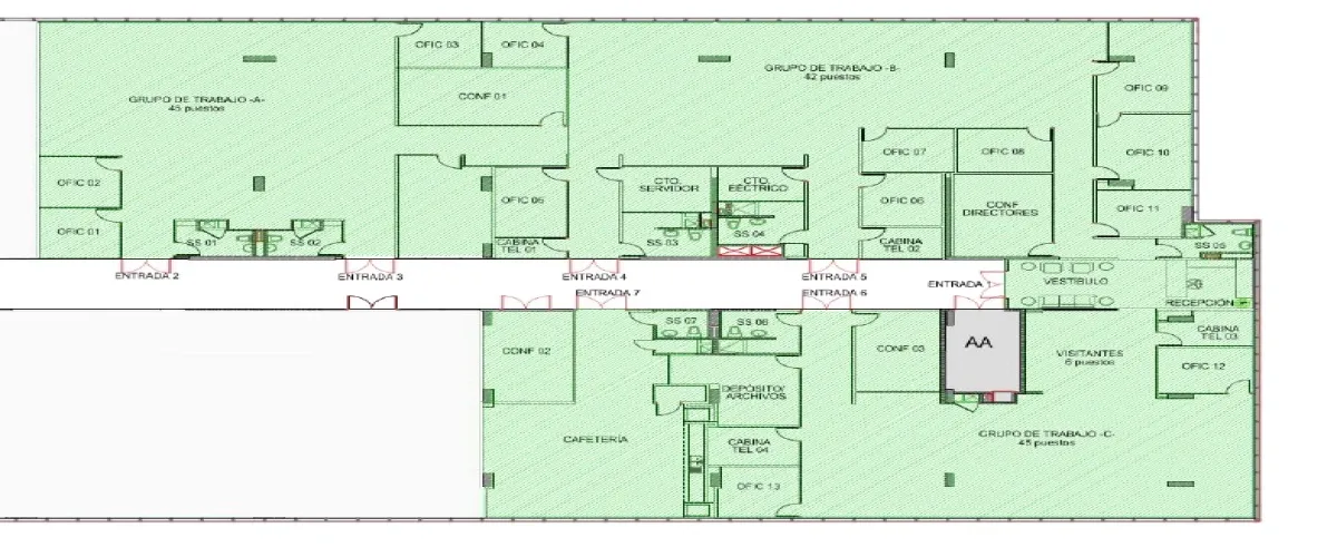 Costa del Este, Panama, 12 Habitaciones Habitaciones,7 BathroomsBathrooms,Oficinas,Renta,Plaza Real,1873